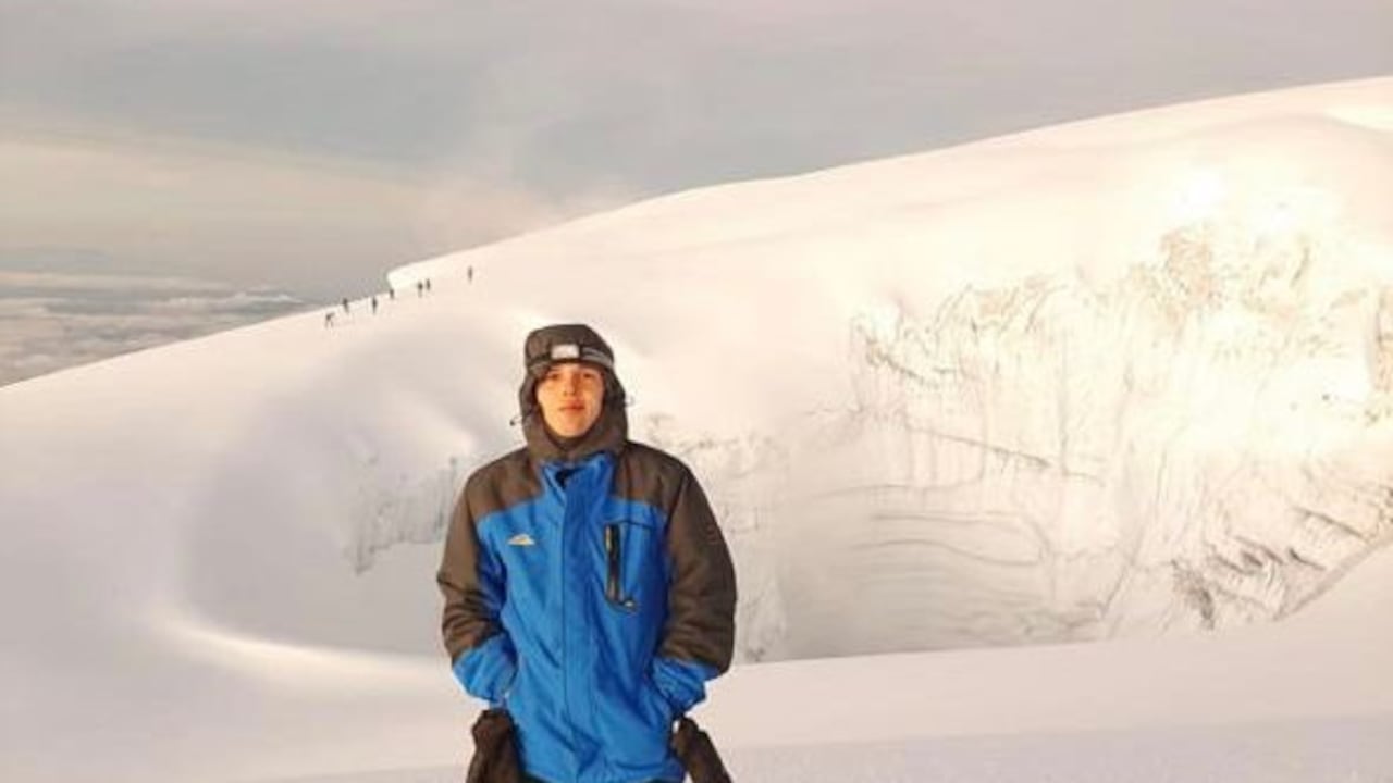 Eric Daniel Méndez, extraviado en el Nevado del Tolima.