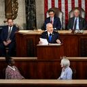 El primer ministro israelí, Benjamin Netanyahu, habla en una reunión conjunta del Congreso en el Capitolio de Washington, el miércoles 24 de julio de 2024. (Foto AP/Julia Nikhinson)