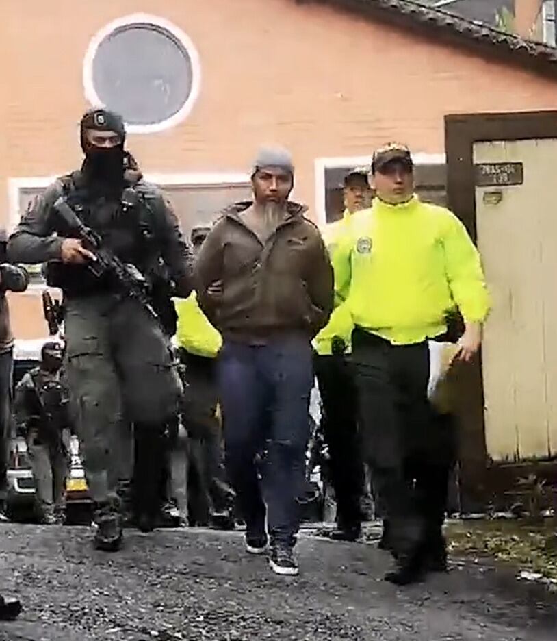 Edison Camilo Gómez Ruiz fue capturado en un apartamento en Envigado, Antioquia.