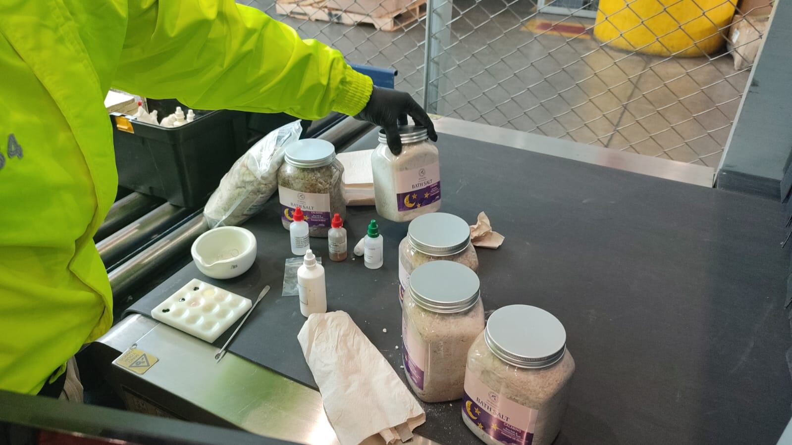 Incautación de anfetamina