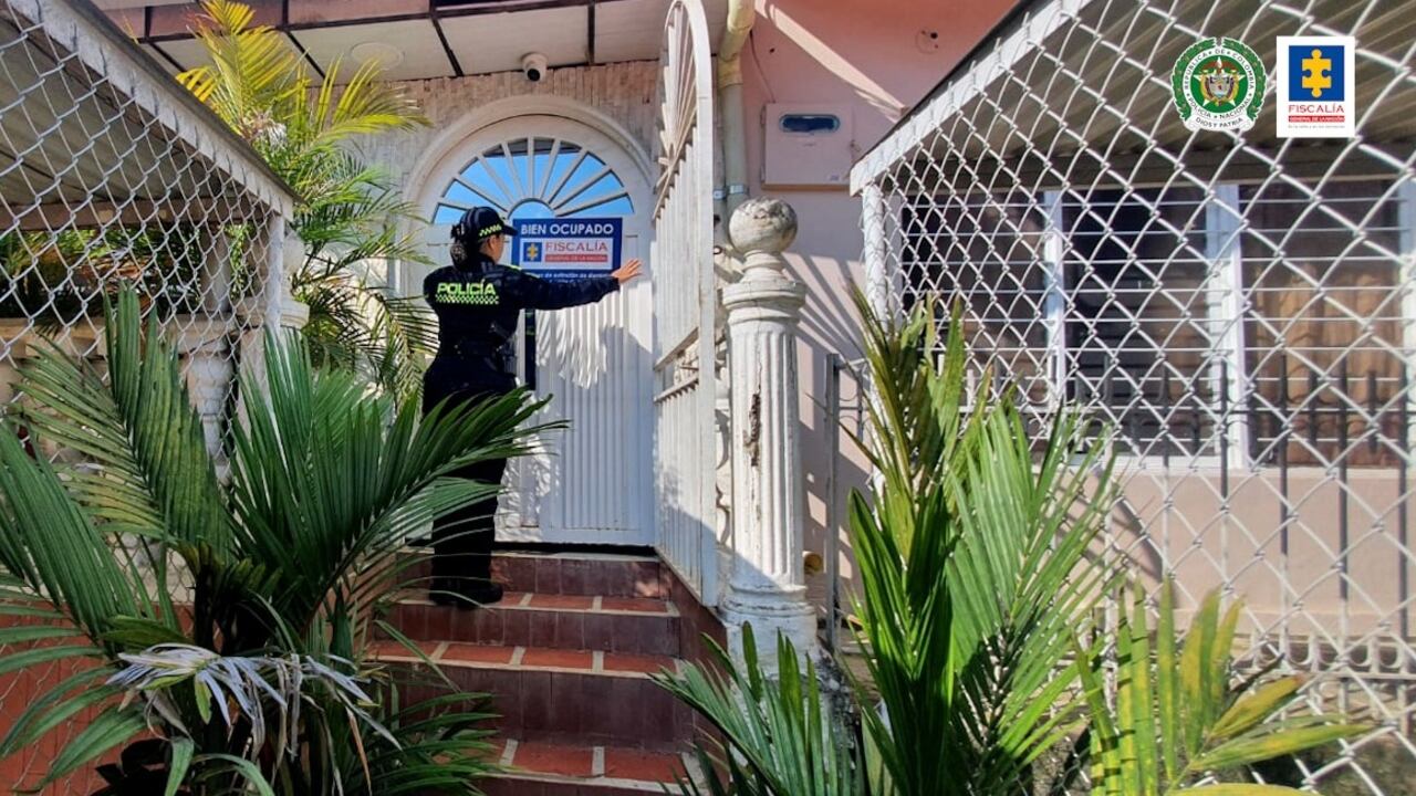 Uno de los bienes ocupados por las autoridades.