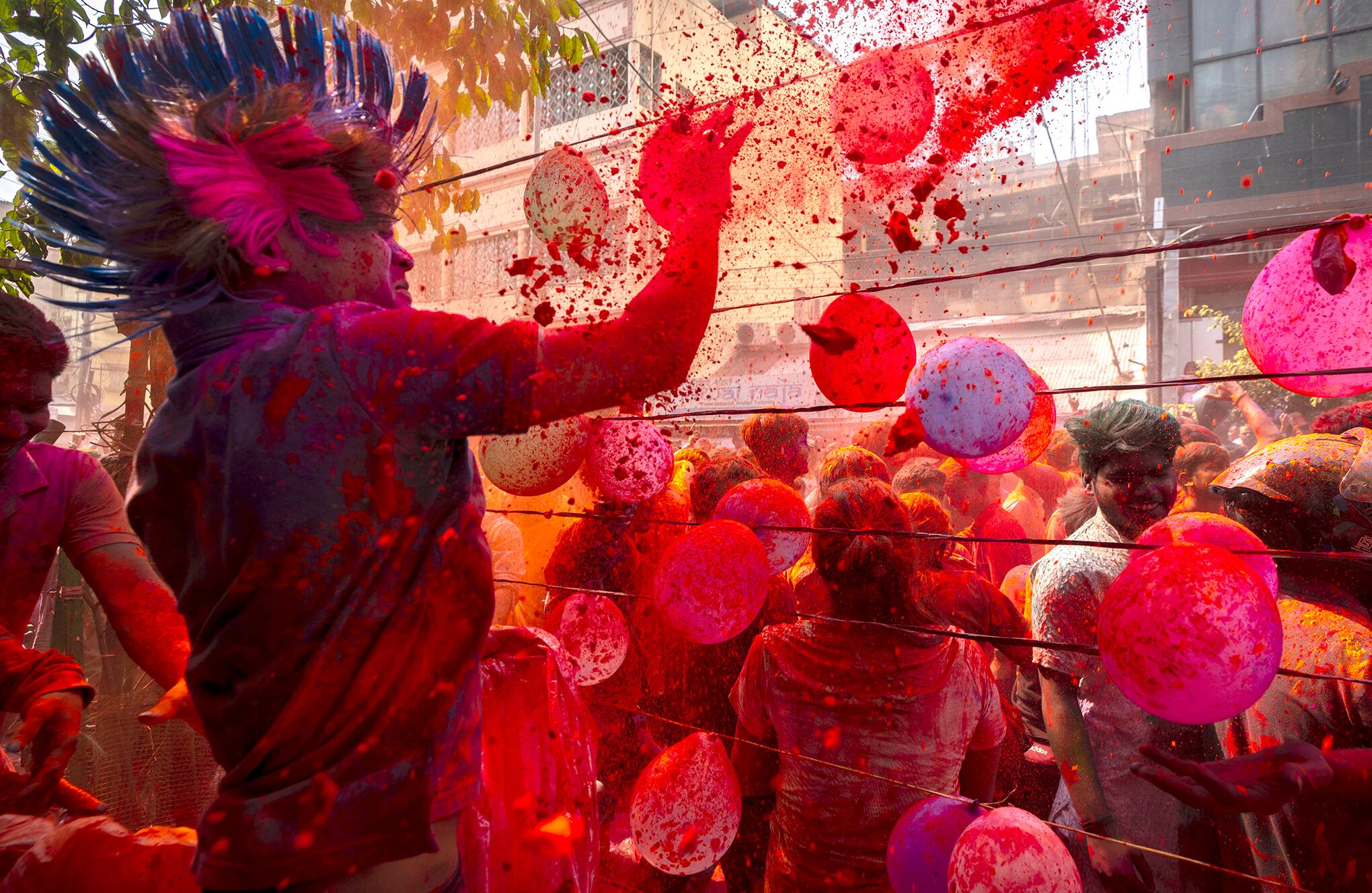 En imágenes : los colores del festival Holi en India