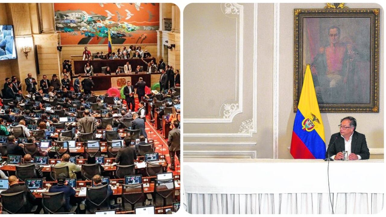 El Congreso y Gustavo Petro.