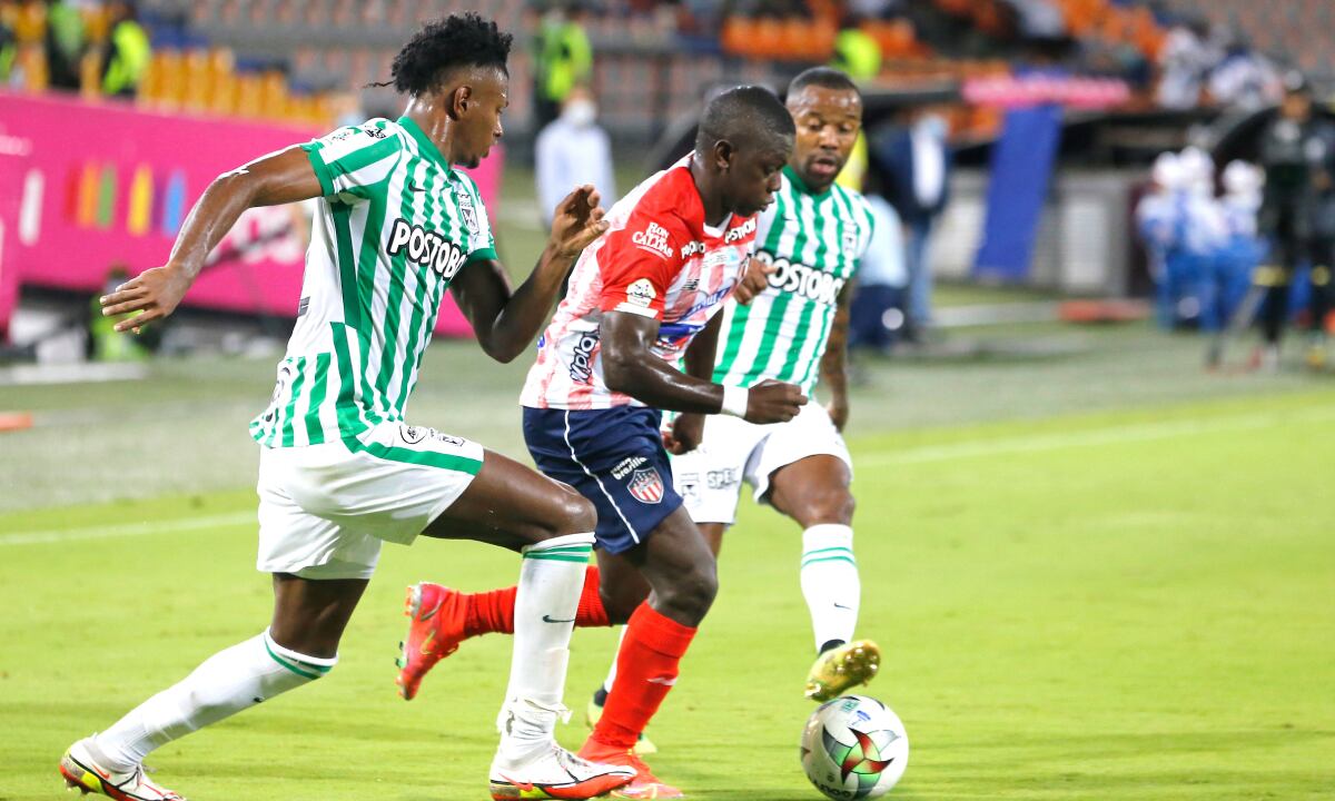 Atlético Nacional vs. Junior de Barranquilla - Liga BetPlay. Foto: Dimayor