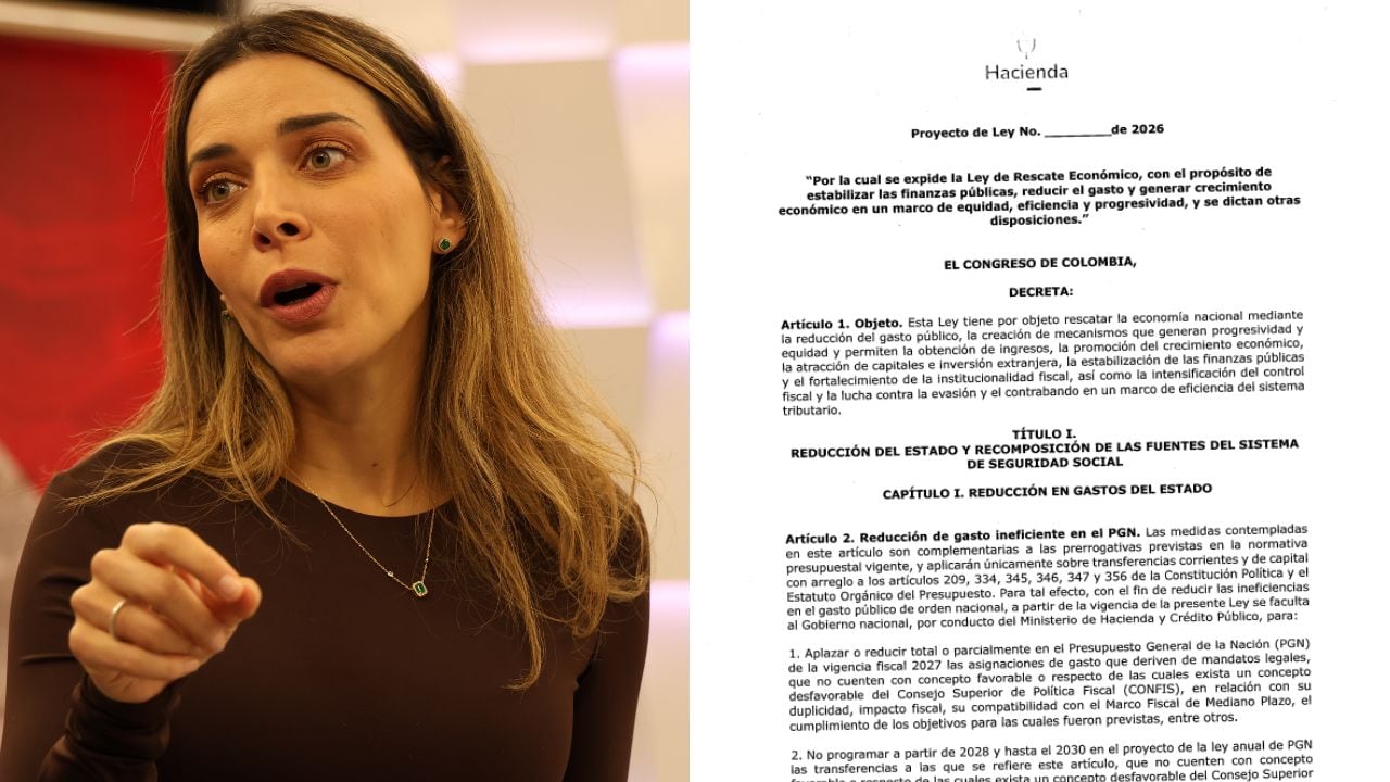 La senadora María Clara Posada, criticó los nuevos gravamenes que contempla el proyecto.