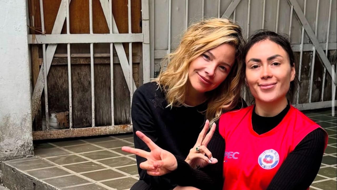 Johana Bahamón visitó a Epa Colombia en la cárcel 'El Buen Pastor'.