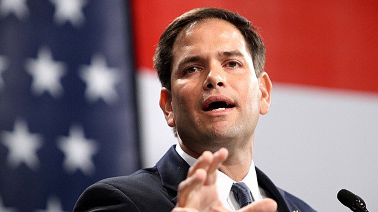 El senador de la Florida Marco Rubio, a cargo de comité de inteligencia del Senado en Washington