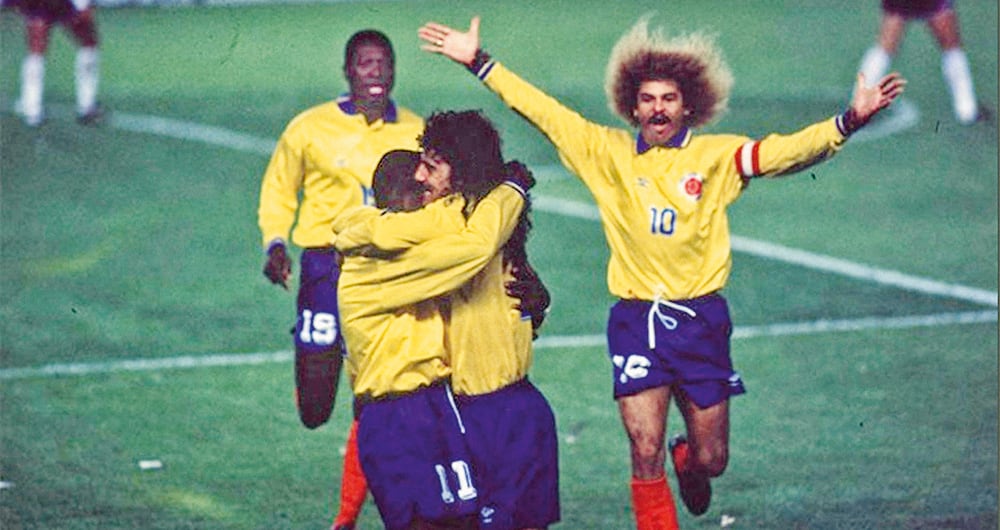 Los jugadores recordaron a René Higuita, quien estaba preso en ese momento. 