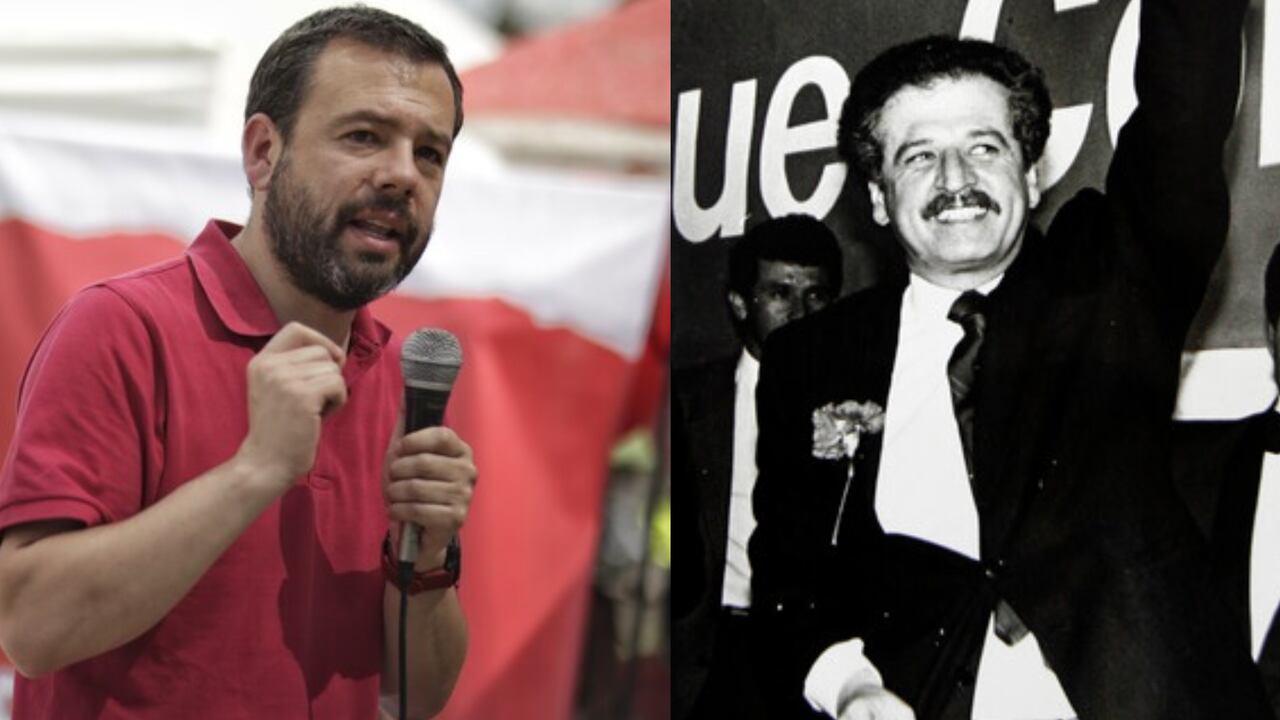 En la imagen: Carlos Fernando Galán y su padre, Luis Carlos Galán Sarmiento.