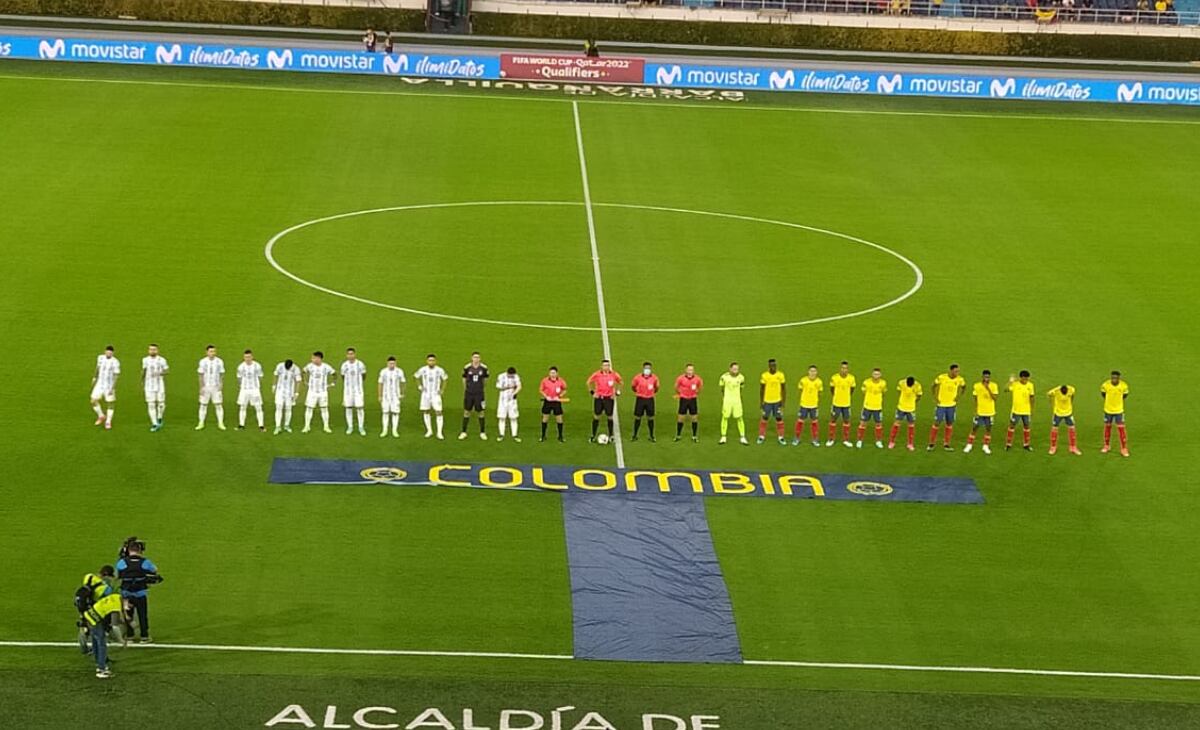 Colombia vs Argentina, fecha 8