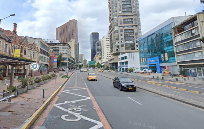 Carrera 7 con calle 34.