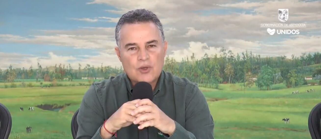 Aníbal Gaviria, gobernador de Antioquia.