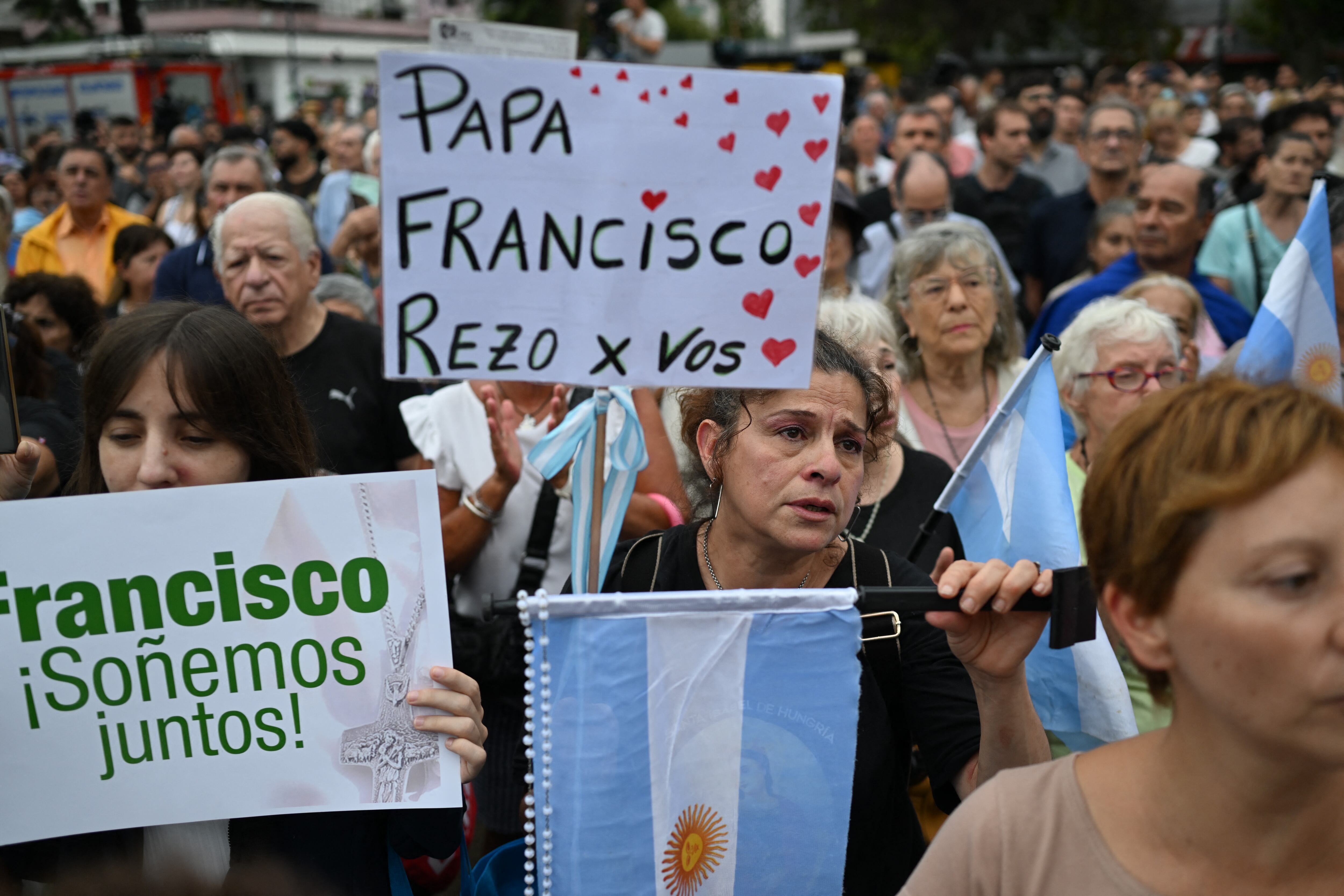 Misa por el papa Francisco en Buenos Aires