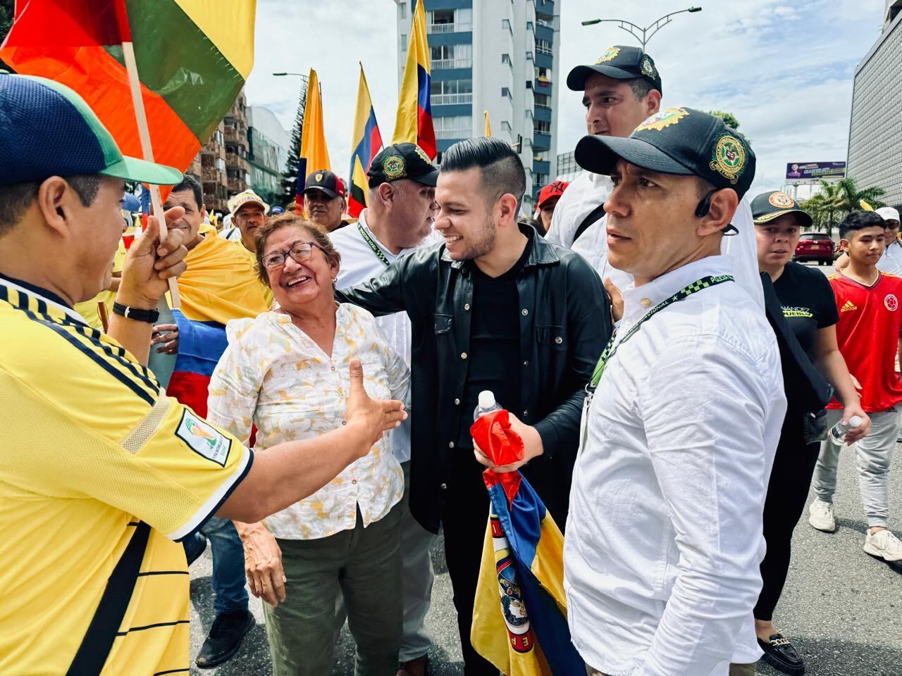 Jota Pe Hernández, protagonista en las marchas del 21 de abril