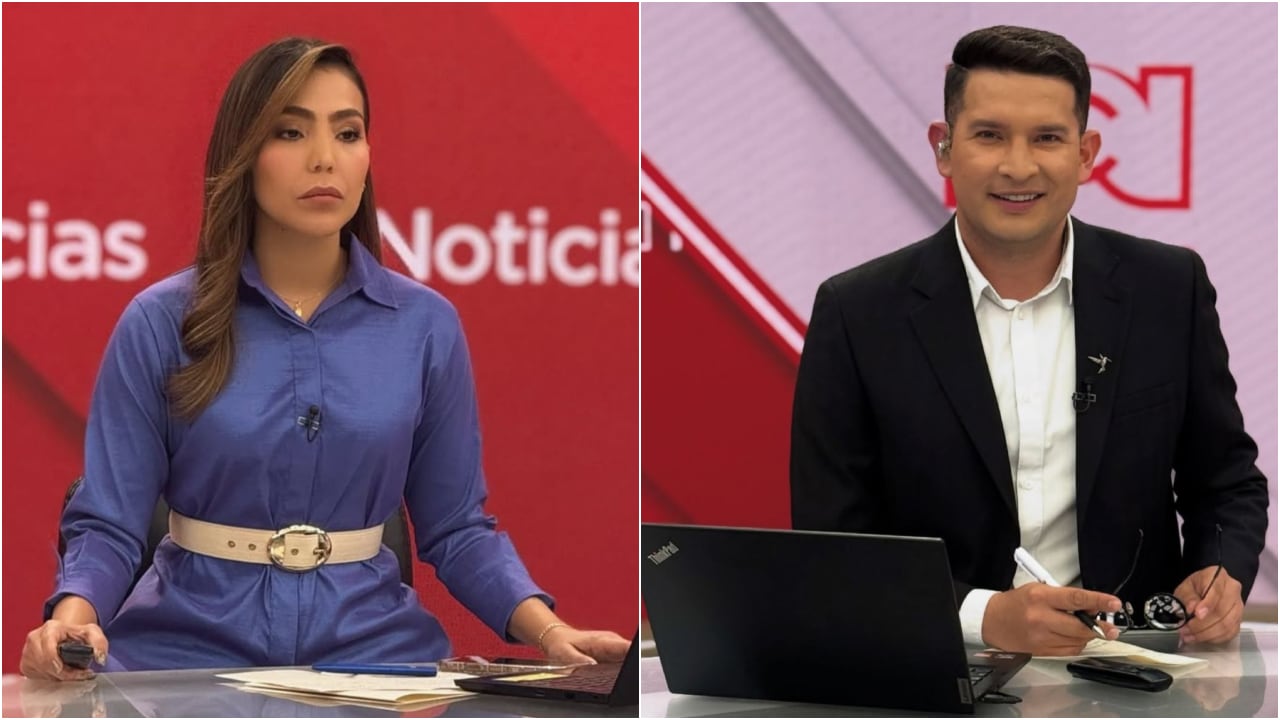 Jhorman Leal y Marcela Tunjo, presentadores de Noticias RCN