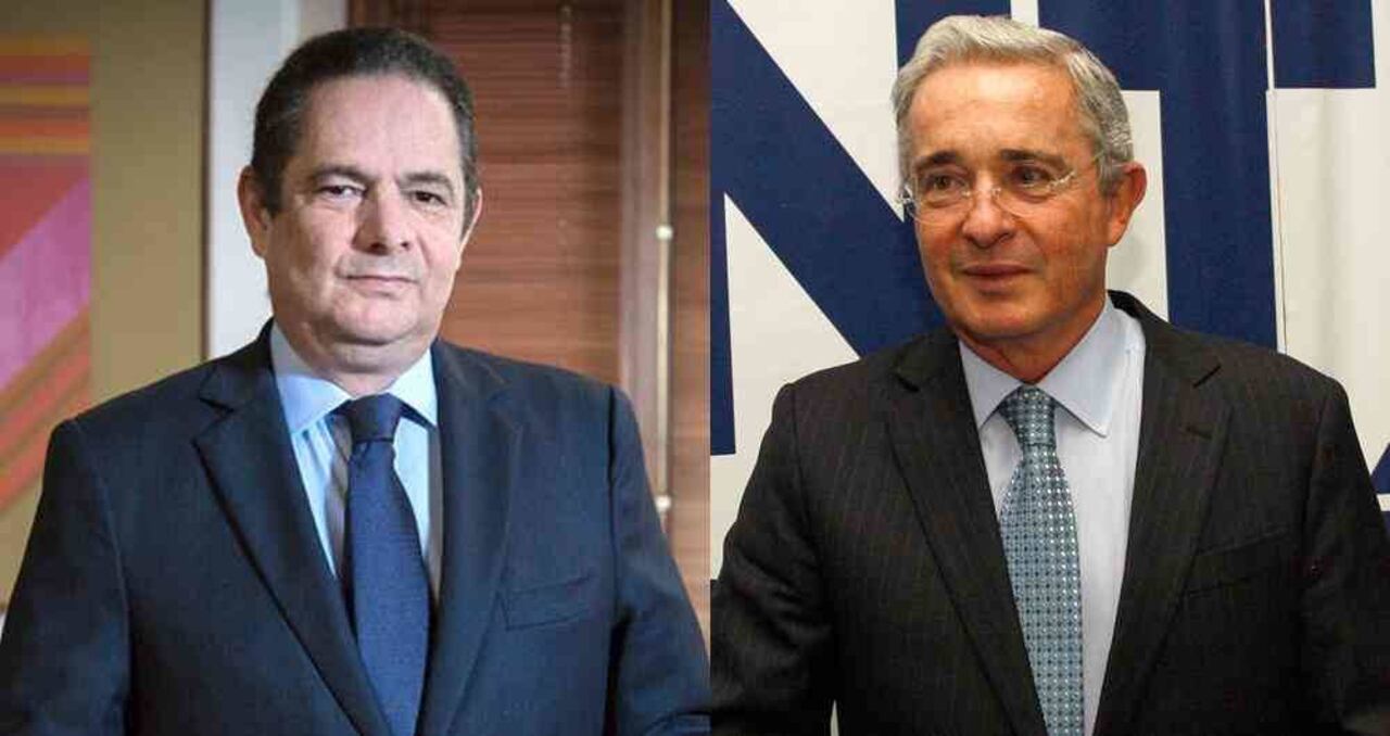 Álvaro Uribe y Germán Vargas Lleras
