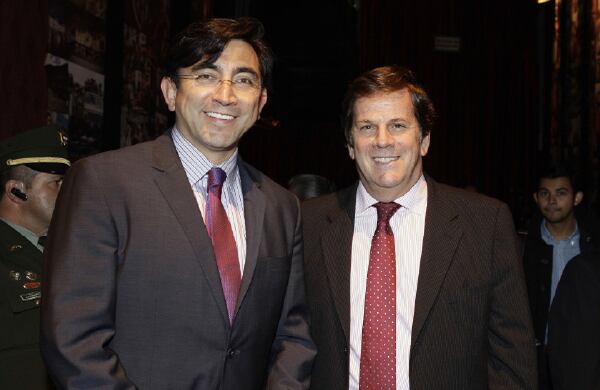 Diego Molano y Roberto Pombo.