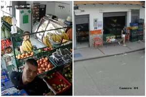 Cámara de seguridad de supermercado