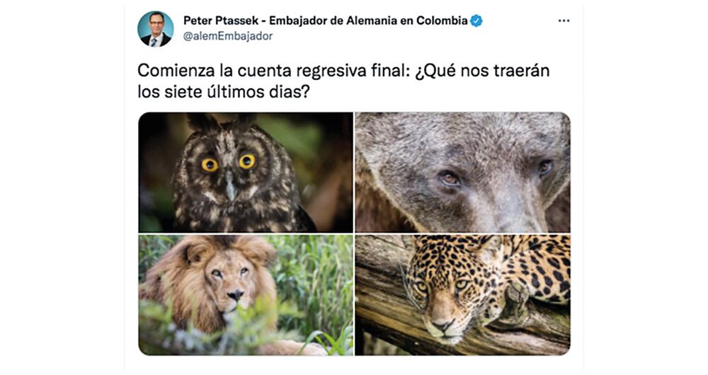 El embajador de Alemania recorrió varios lugares de Colombia.