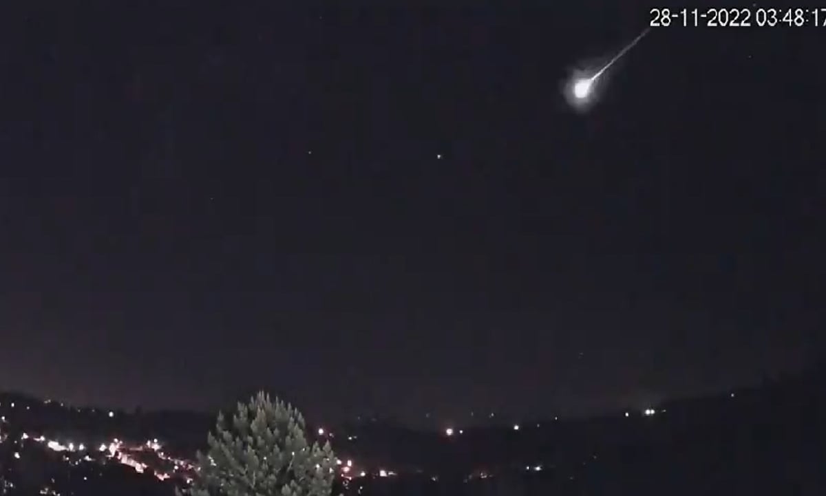 Meteoro ilumino el cielo de Brasil el pasado lunes.