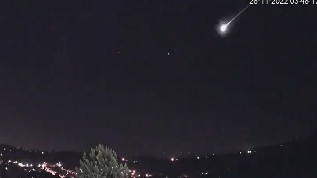 Meteoro ilumino el cielo de Brasil el pasado lunes.