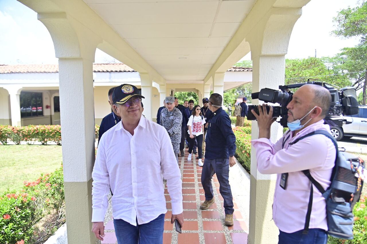 Gustavo Petro ya está en el Bajo Cauca tras recientes hechos violentos presentados en la zona.