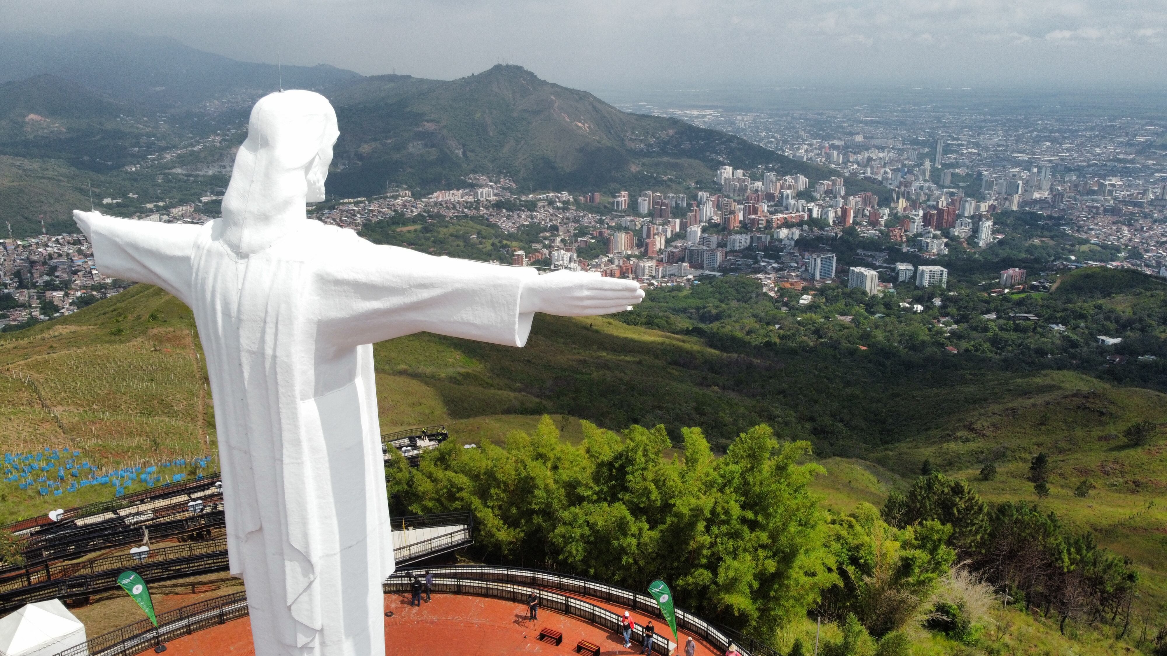 Reapertura del monumento a  Cristo Rey de Cali