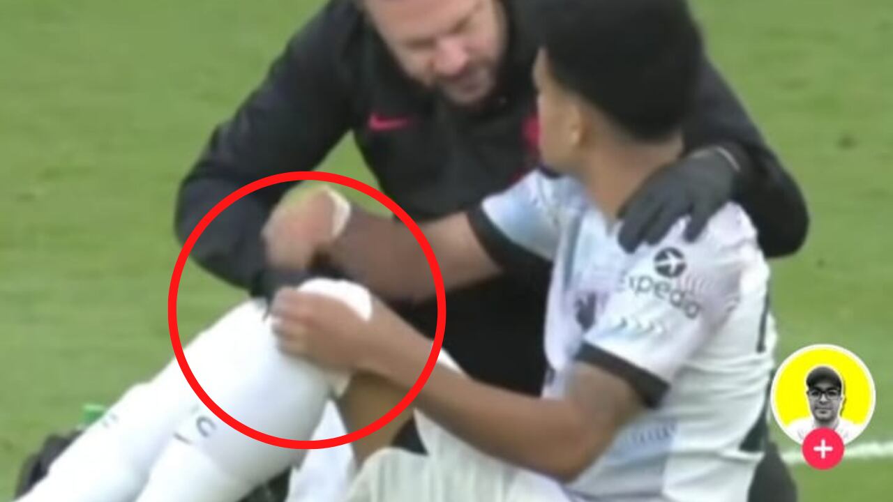 Luis Díaz frente al Arsenal salió lesionado y será baja de Liverpool hasta 2023.
