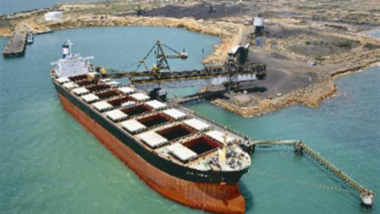 Puerto Bolívar, de El Cerrejón, es hasta el momento el único terminal portuario del país exclusivo para transportar carbón.