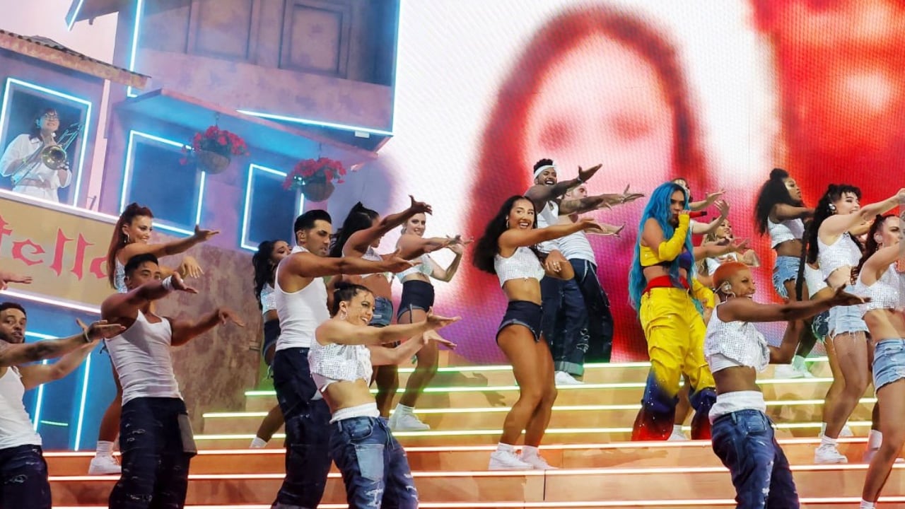 La cantante colombiana Karol G se presentó en el festival Coachella 2022