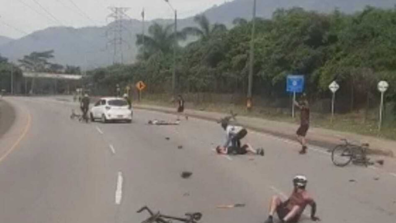 Ocurrió en el kilómetro 14+400 en la Autopista Norte.