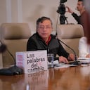El presidente, Gustavo Petro, el 16 de junio de 2026 en la Casa de Nariño, en Bogotá