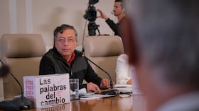 El presidente, Gustavo Petro, el 16 de junio de 2026 en la Casa de Nariño, en Bogotá