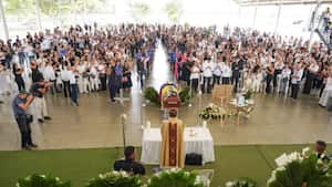 Velorio de Luz Mery Tristán en Cali.