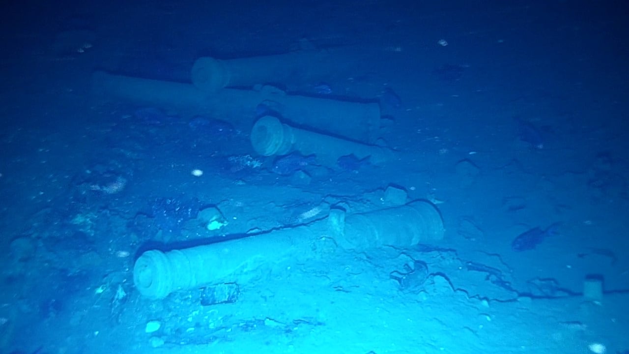 Objetos recuperados del galeón San José