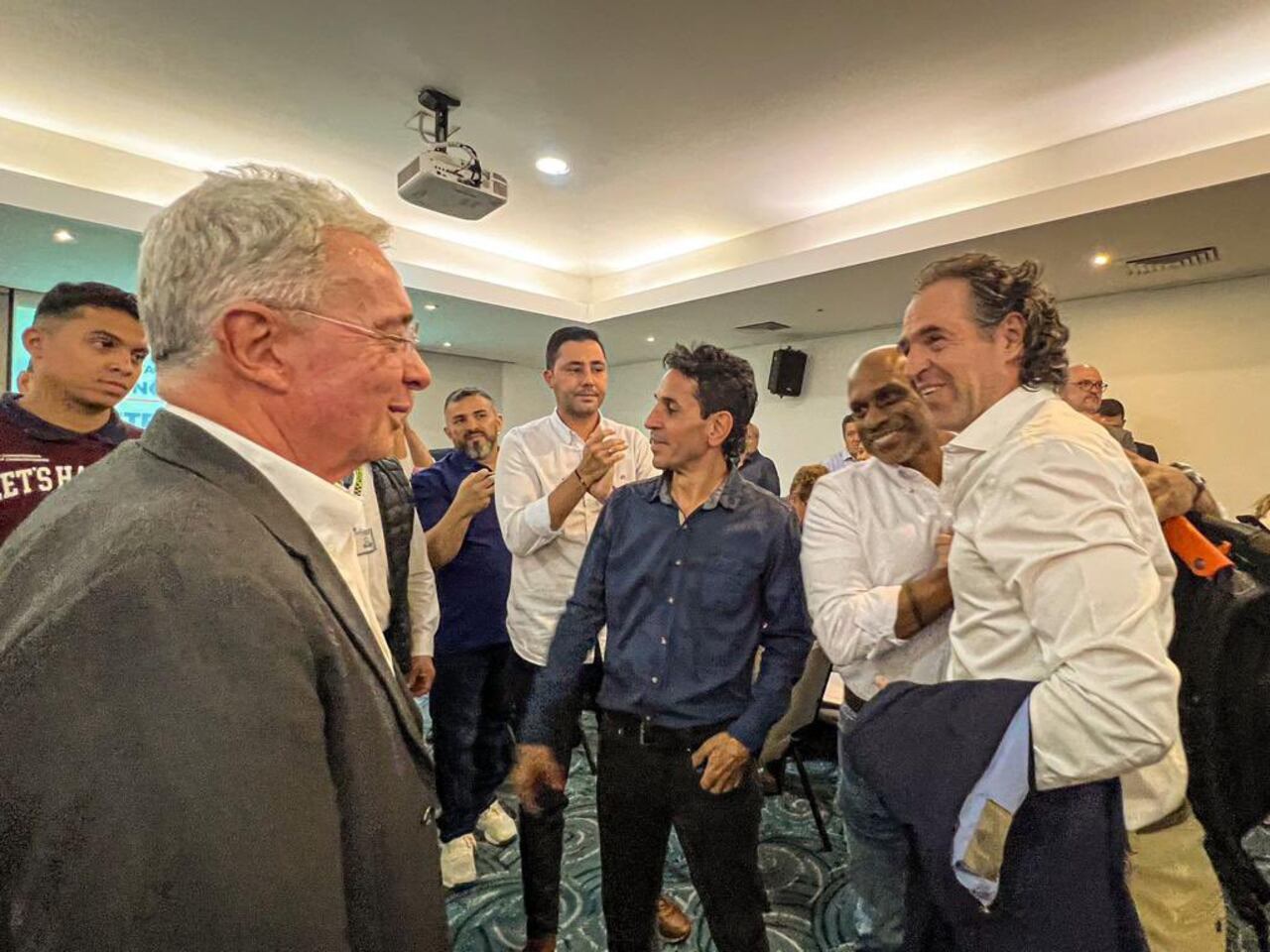 Álvaro Uribe y Federico Gutiérrez.