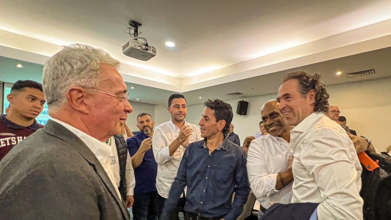 Álvaro Uribe y Federico Gutiérrez.
