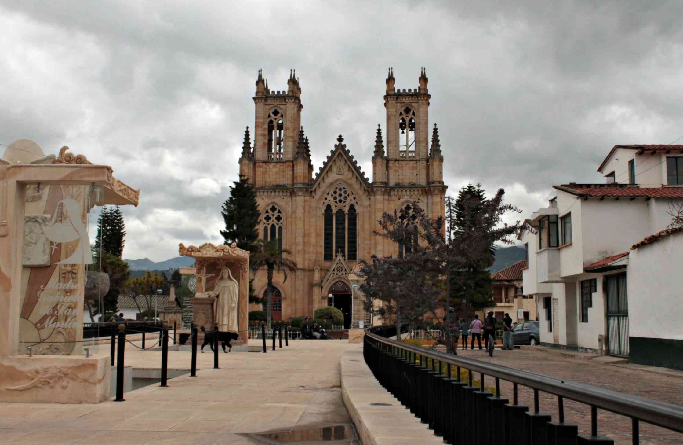 Vista del Templo Nuestra Señora de las Nieves en Firavitoba. Foto: Laura Muñoz / Revista Semana