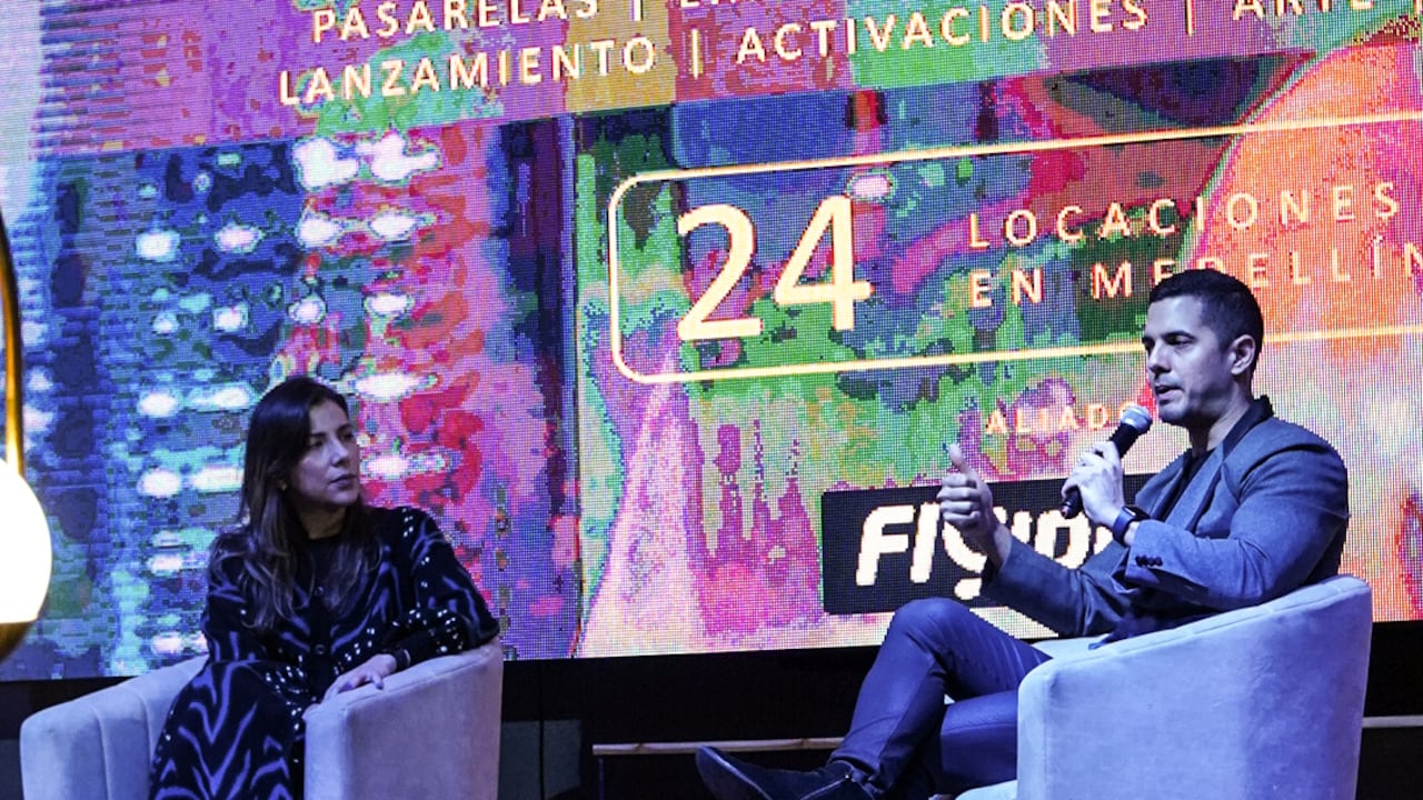 Leonor Hoyos, directora de Plataformas de conexión, y Sebastián Díez, presidente ejecutivo, de Inexmoda.