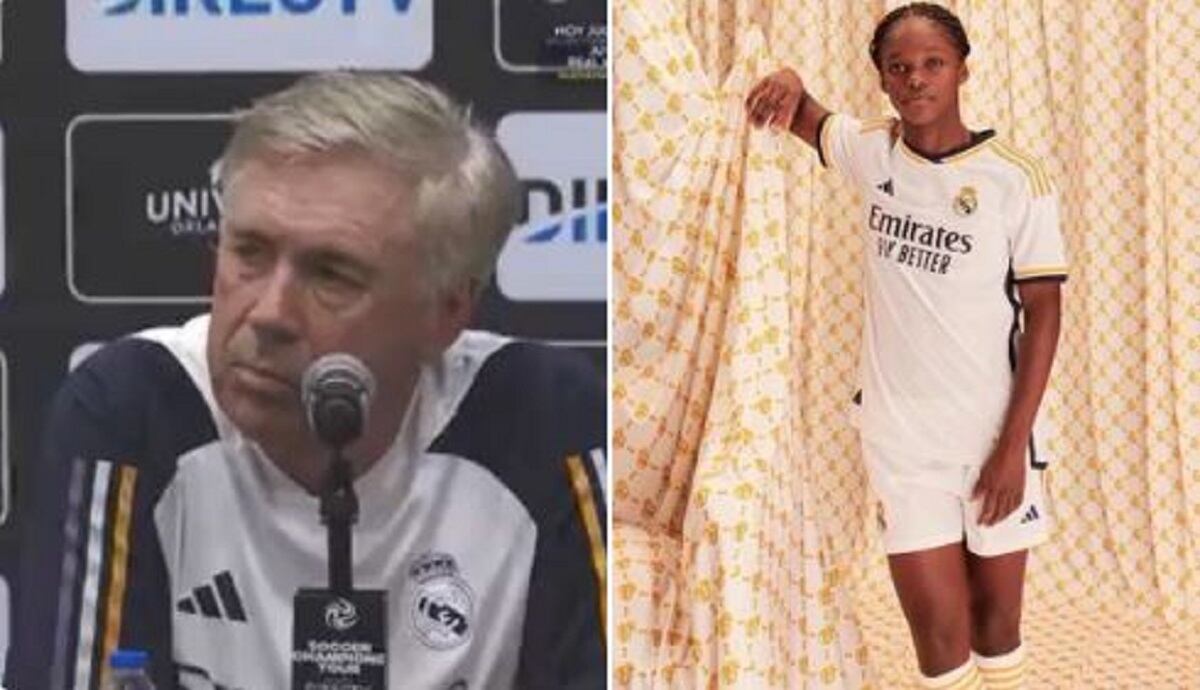 Ancelotti habló sobre el Mundial que está haciendo Linda Caicedo