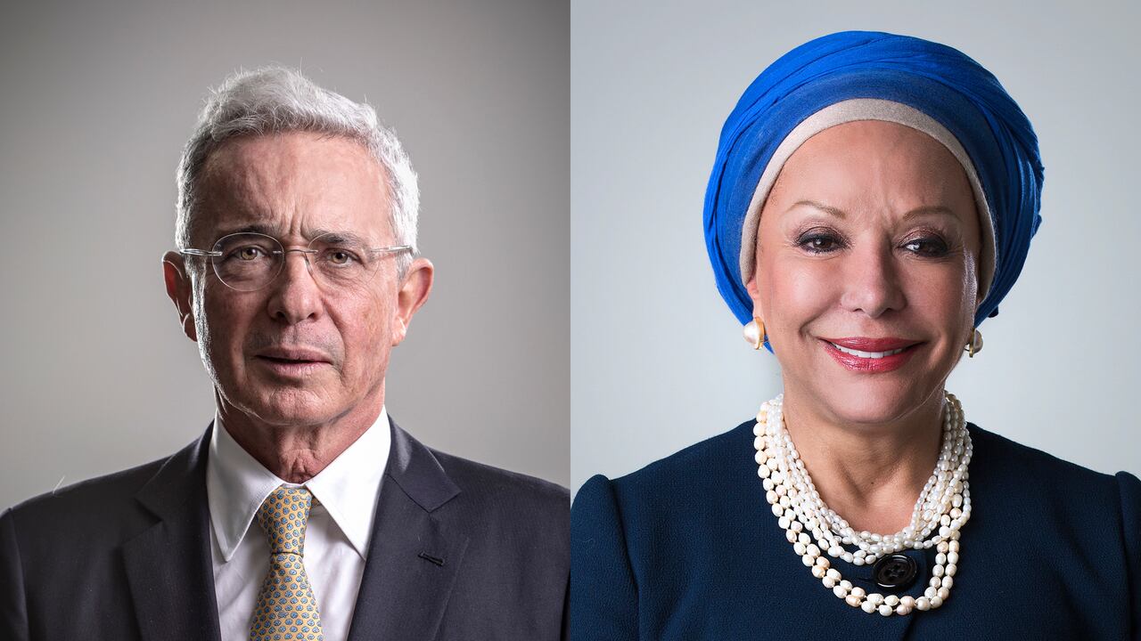 Piedad Cordoba y Alvaro Uribe Vélez