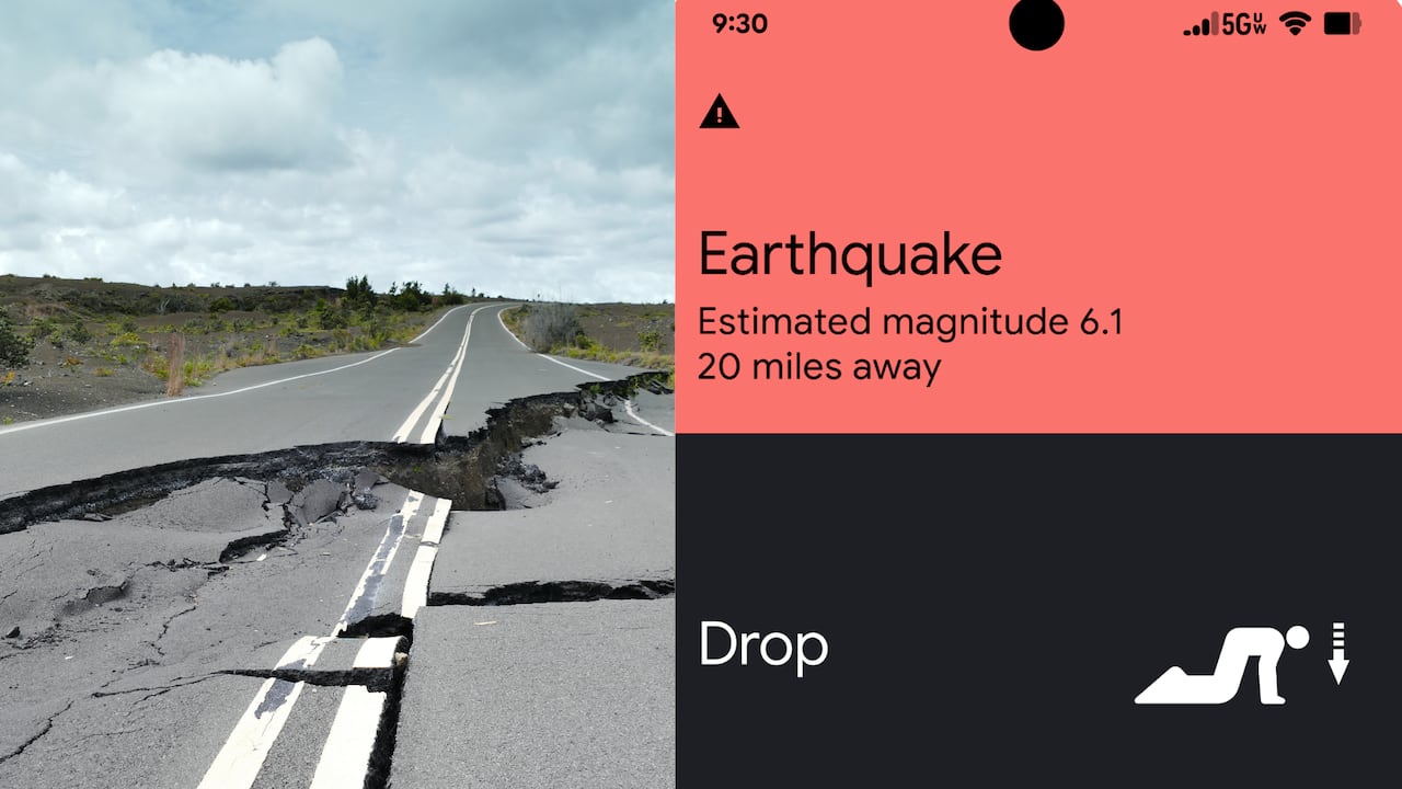 La alerta sísmica de Google se puede activar desde cualquier celular Android.