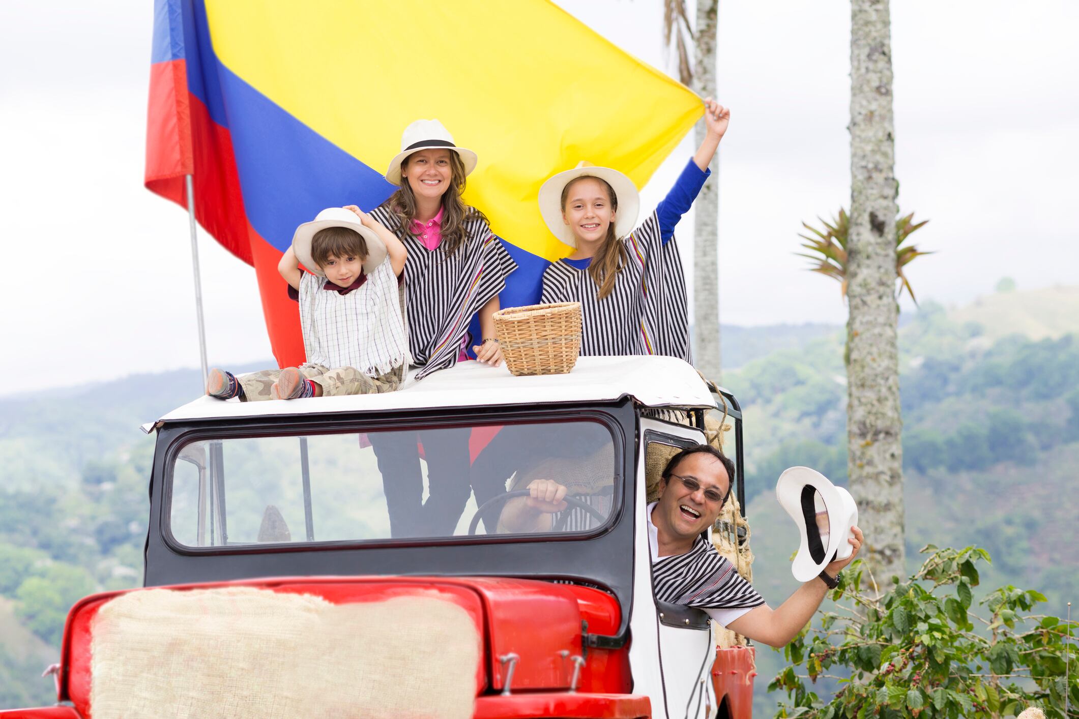 Foto de referencia de turistas en el Eje Cafetero, en Colombia