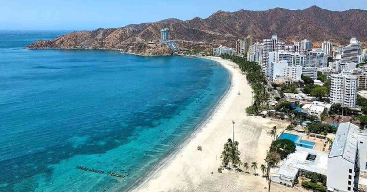 Playas del Rodadero en Santa Marta.
