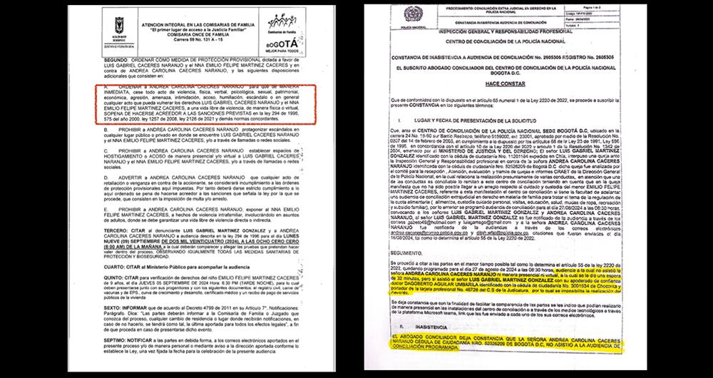 Expediente contra la coronel Cáceres.