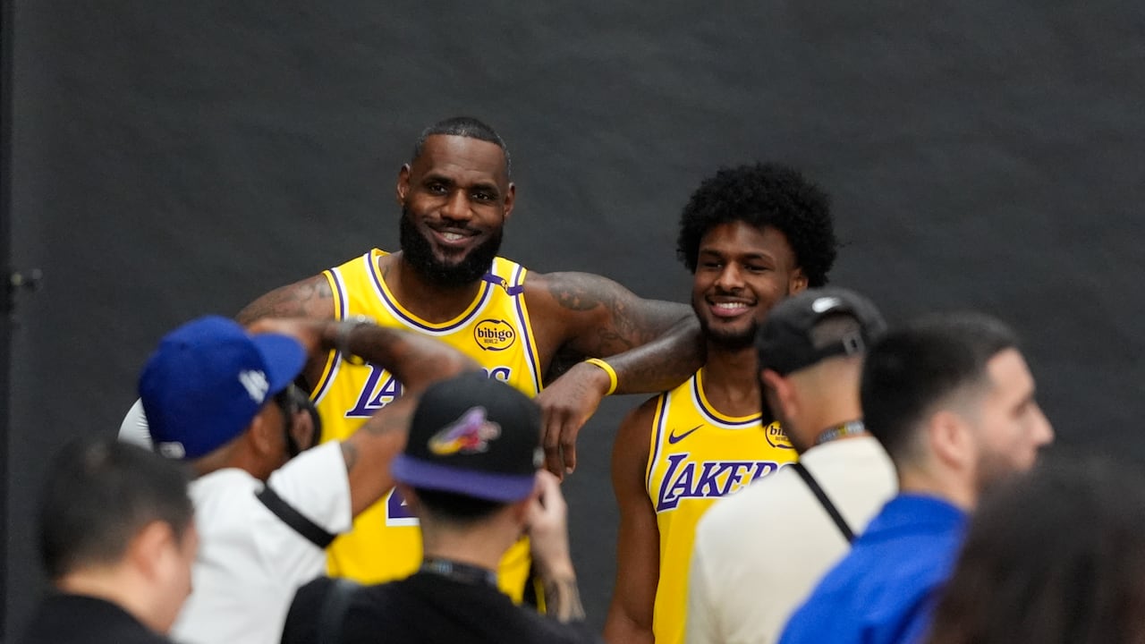 LeBron James, jugador de los Angeles Lakers de la NBA