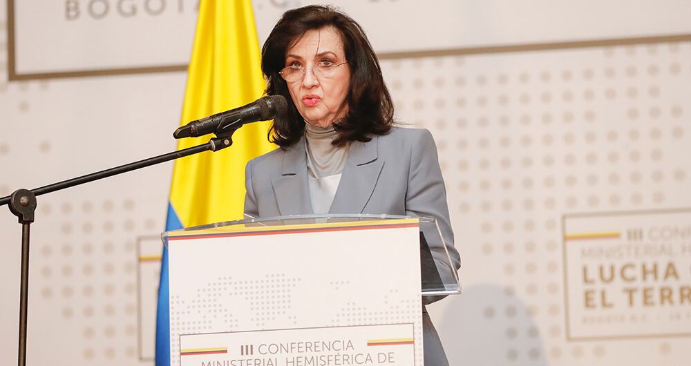 La canciller Claudia Blum, en su intervención ante la ONU, manifestó el respaldo del Gobierno a la JEP.