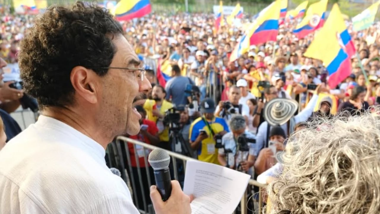 El candidato pronunció un discurso en días pasado en Antioquia.
