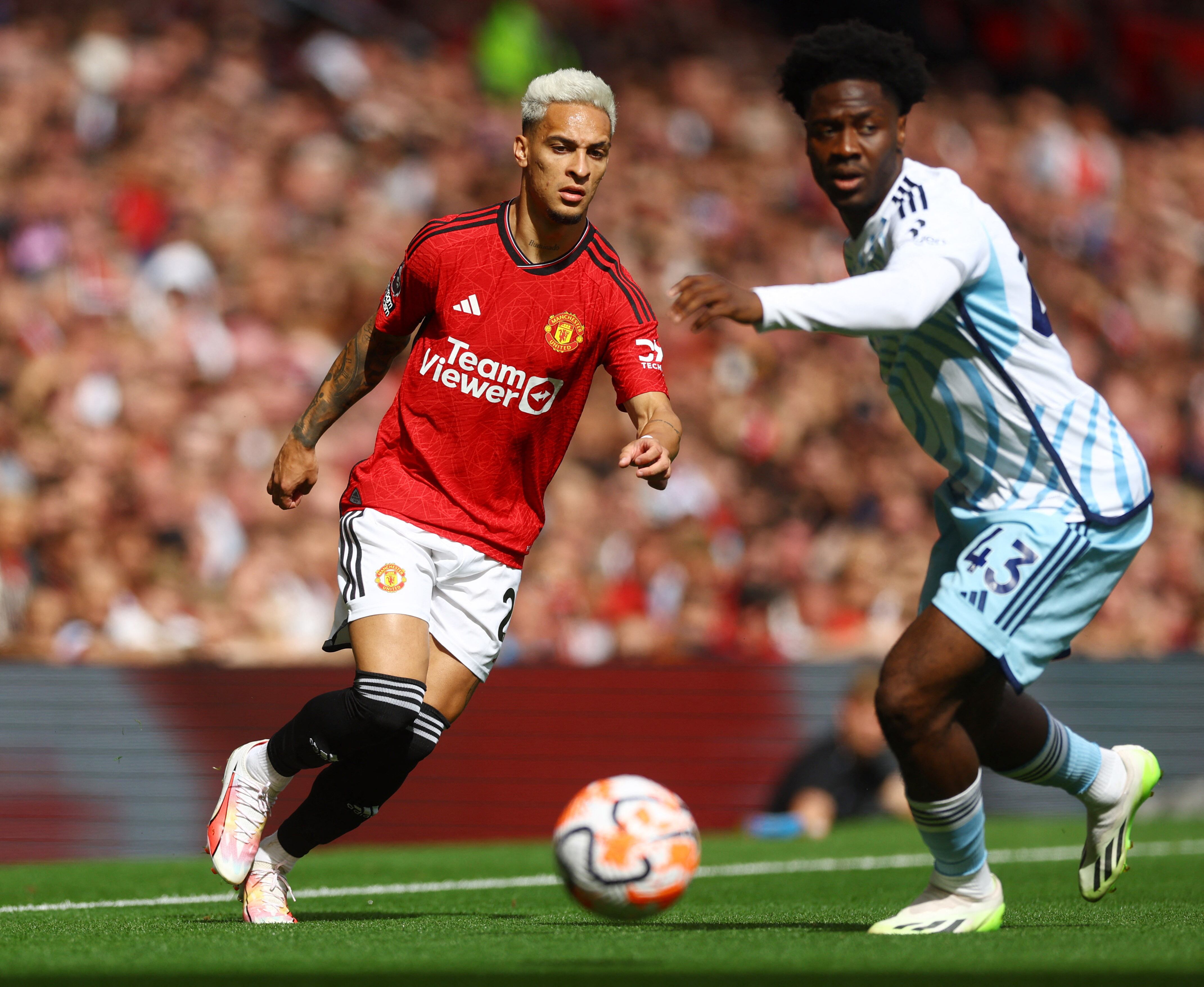 Antony llegó la temporada pasada al Manchester United.