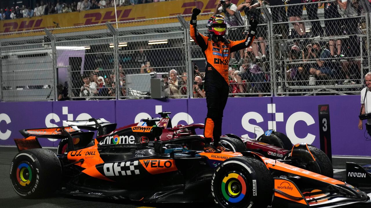 Oscar Piastri, el ganador del GP de Arabia Saudí 2025.